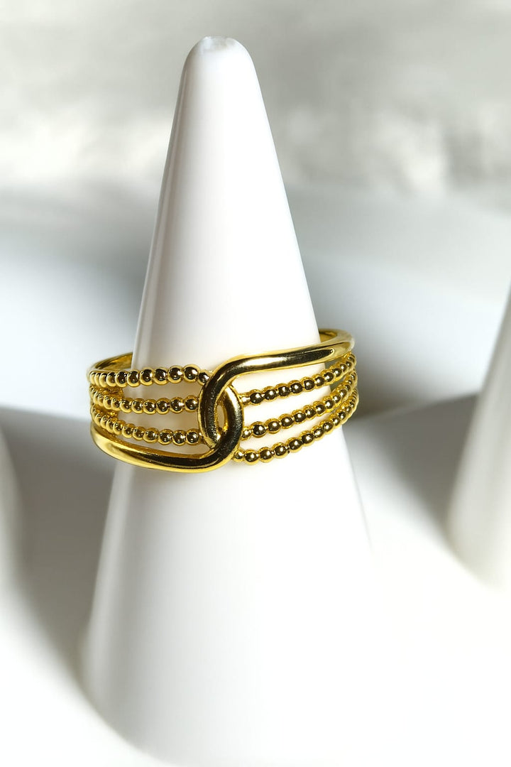Tara Knot Bead Ring